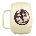Double Barrel Mug – Tan Powder Coat, Army Flag