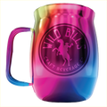 Double Barrel Mug – Rainbow, Etched