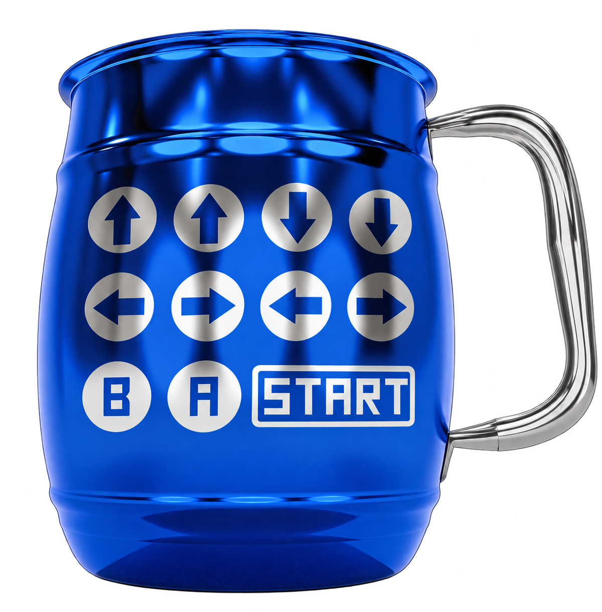 CheatCode, Single Barrel, Blue, Metallic, Double Silver Silk Screen