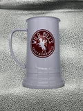 Tankard – White Powder Coat, Red Silk Screen