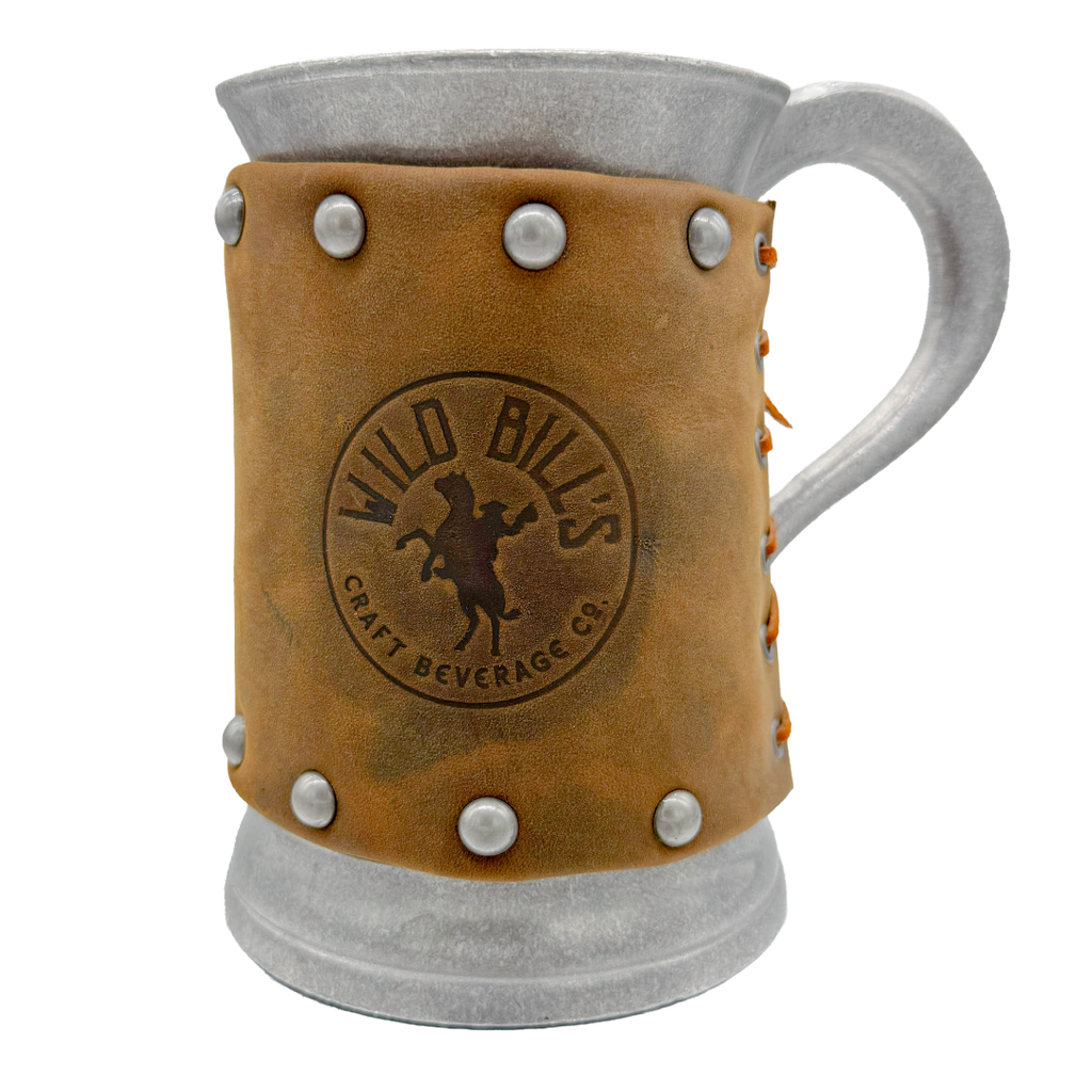 Tankard – Cast Aluminum, Leather Wrapped