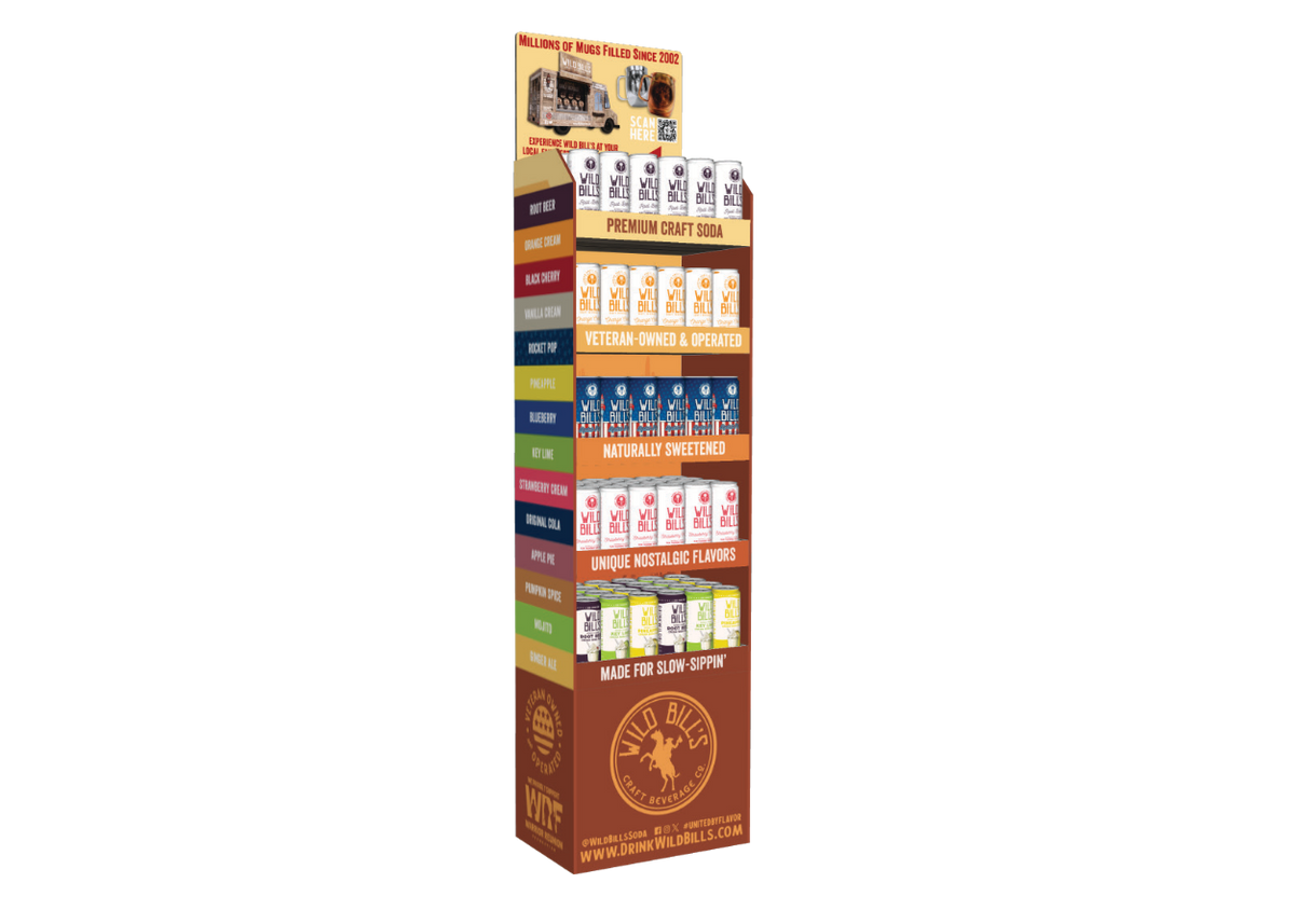 Display Stand for Canned Soda