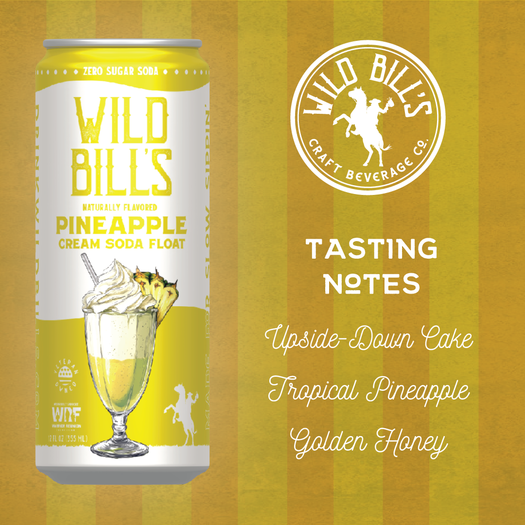 Pineapple Zero Sugar Soda – 12 Pack