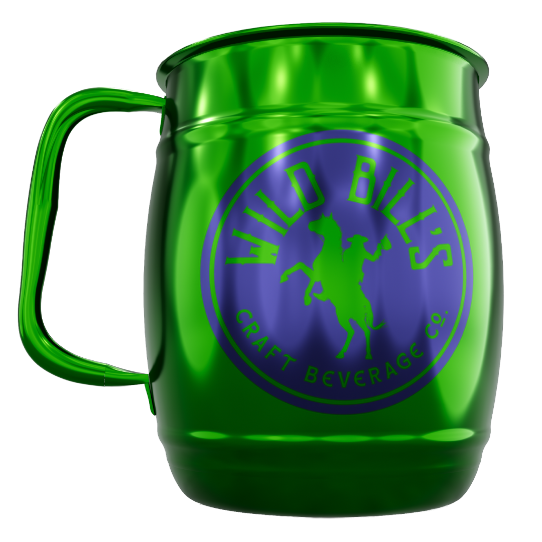 Generic, Single Barrel, Forest Green, Powder Coat, Violet, Silk Screen, No Date