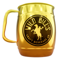 Double Barrel Mug – Copper-to-Gold Ombre, Double Silk Screen, Old Logo