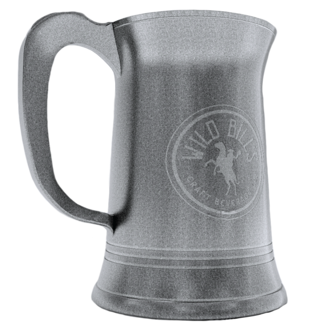 Cast Aluminum Tankard, Wild Bills