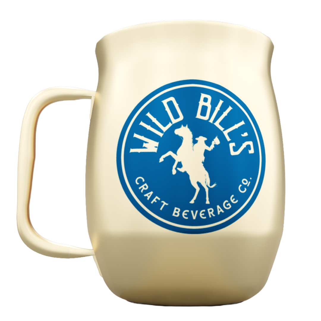 Butterfly, Double Barrel, White, Powder coat, Blue Silk Screen WBS Logo, Transfer Logo, No Date