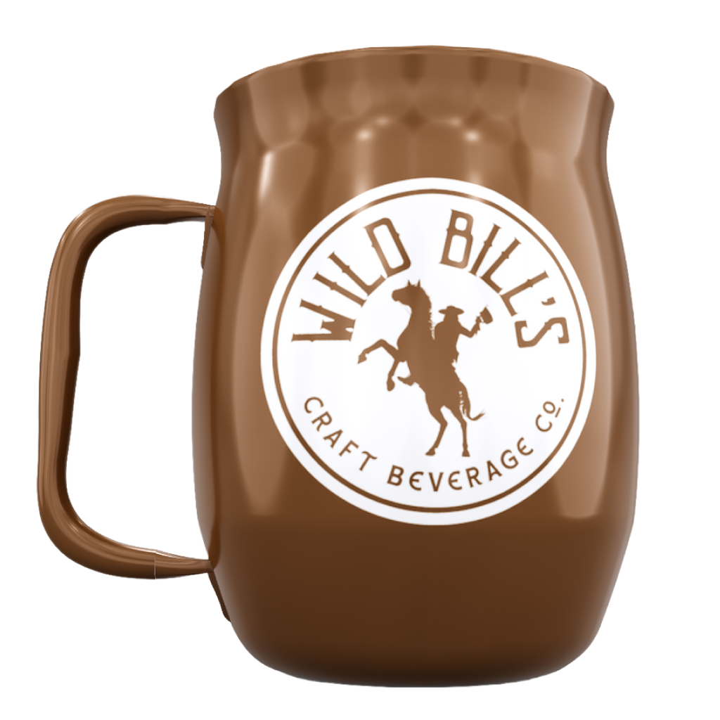Double Barrel Mug – Brown Powder Coat, Sasquatch Abduction