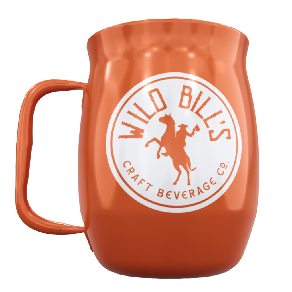 Double Barrel Mug – Red Powder Coat, Unicorn Too Magical