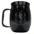 Double Barrel Mug – Black Metallic, Etched