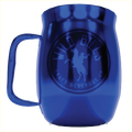 Double Barrel Mug – Blue Metallic, Etched