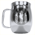 Double Barrel Mug – Stainless Steel, Etched