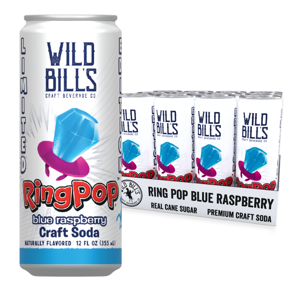 Ring Pop Blue Raspberry Soda – 12 Pack