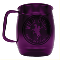 Single Barrel Mug – Purple Matte Metallic, Etched