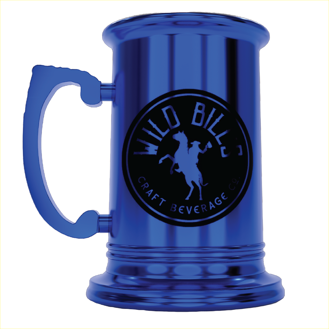 Generic, Tankard, Blue, Matte Metallic,  Etched, ND