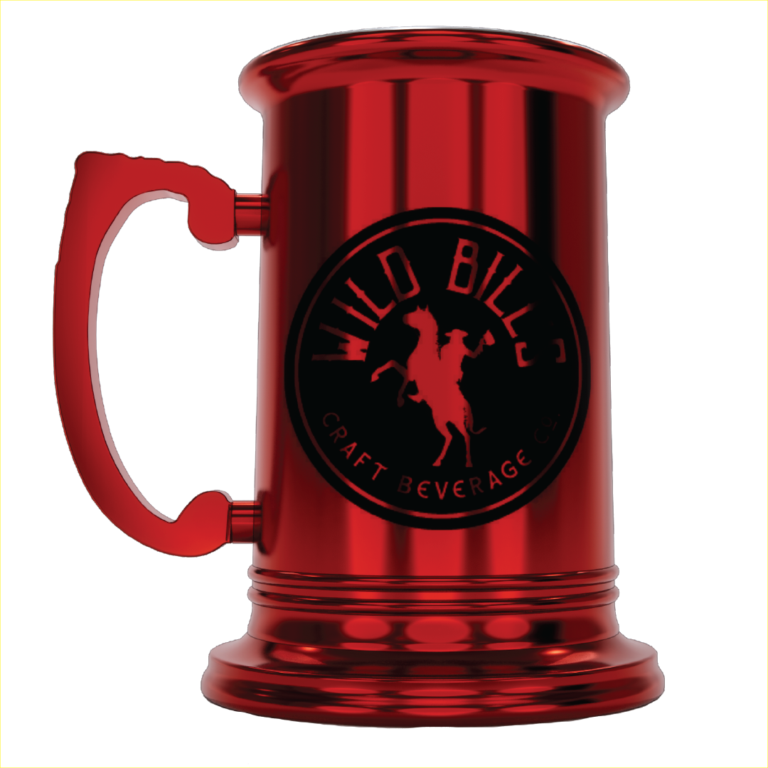 Generic, Tankard, Red, Matte Metallic,  Etched, ND