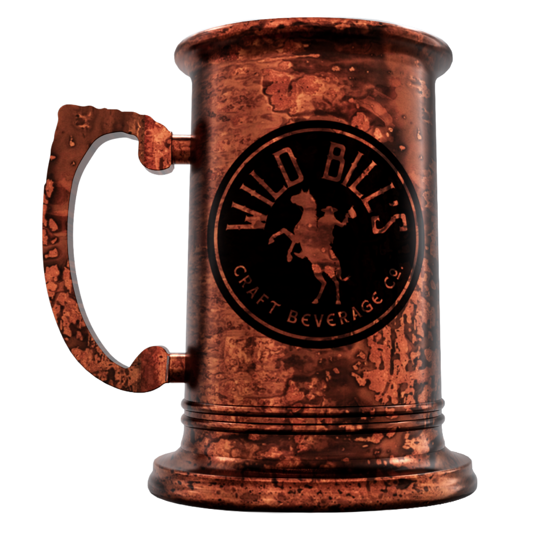 Tankard 17 oz, Generic, Rustic Copper, Double Silk Screen, Wild Bills