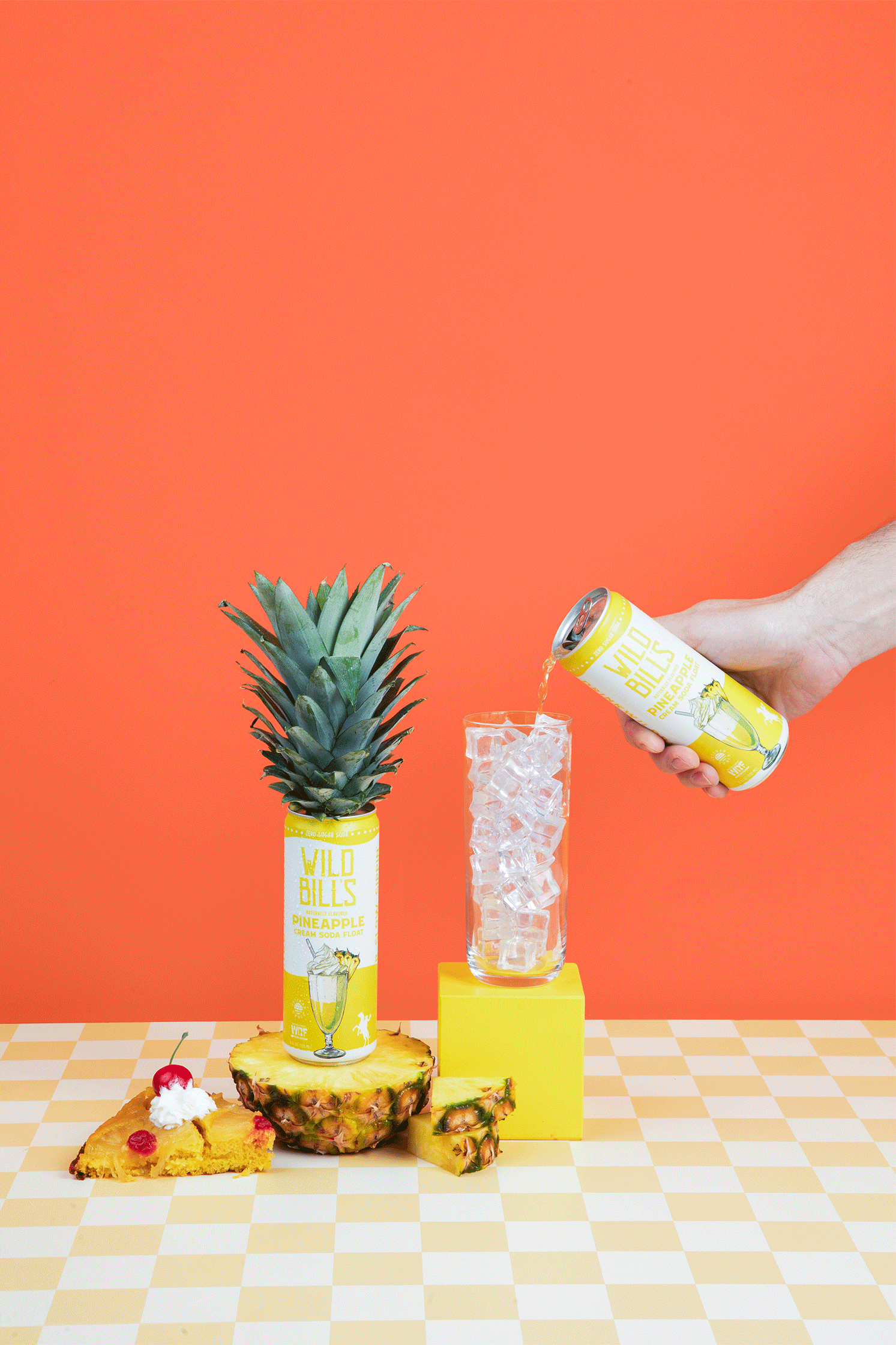 Pineapple Zero Sugar Soda – 12 Pack
